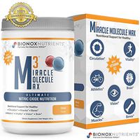 BioNox Nutrients M3 Miracle Molecule Max Vitamin K2 - Cardiovascular Support Nitric Oxide Supplement - L Arginine + L Citrulline + Blood Pressure Support Supplement - 30 Days - Citrus Flavor