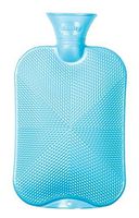 Fashy Hot Water Bottle Pink, Green, Blue Pretty Mother of Pearl (Blue)