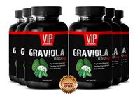 Pure Graviola Extract - Soursop Graviola Immune and Mood Support (6 Bottles 600 Capsules)