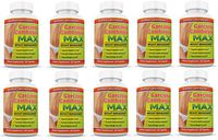 Garcinia Cambogia Max 60% HCA 1300 MG Weight Management Appetite Suppressant 60 Capsules Per Bottle (10 Bottles)