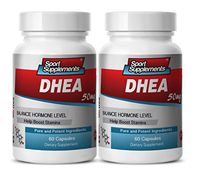 dhea Pure Science - DHEA 50mg - Herbal DHEA Supplement to Support Healthy Male Sexual Function (2 Bottles 120 Capsules)
