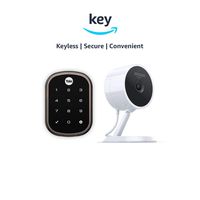 Yale Assure YRD256 SL Key Free Touchscreen Deadbolt + Amazon Cloud Cam | Key Smart Lock Kit (Oil-Rubbed Bronze)
