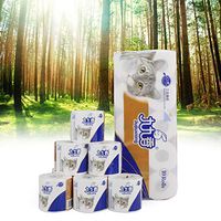 Topteng Super Soft Paper Towels Rolls Toilet Paper Bulk Bathroom Tissue Skin friendly