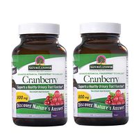 Nature's Answer Cranberry Fruit | Dietary Supplement | Supports a Healthy Urinary Tract Function & Healthy Immune System | Vegetarian, Kosher Certified & Vegan 90 Capsules (2 pack)