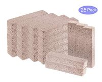 Rirether Pumice Stone for Cleaning, Pumice Scouring Pad for Removing Stains, Pumice Stone Toilet Bowl Cleaner, Pumice Stick Cleaner for Removing Bath, Sink, Pool, 5.8 x 1.4 x 1 Inch (25 Pack)