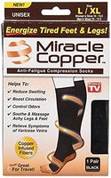 Miracle Copper Anti-Fatigue Compression Socks (Large/Extra Large) 2 Packs