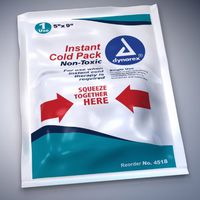 Dynarex Instant Cold Pack with Urea (Non-Toxic) 5 Inches X 9 Inches, 24-Count