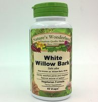 Natures Wonderland White Willow Bark 400 Mg Vcaps