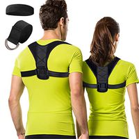 Posture Corrector for Women Men, Adjustable Back Brace for Upper Back and Shoulder Pain Relief, Improve Bad Posture Support, Clavicle Support for Slouching and Hunching