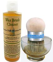 Chalk Mountain Brushes 8 oz Solvent Free All Natural Chalk Furniture Paint Wax Brush Cleaner. Made Especially for Walnut Based Waxes"Brush Not Included"
