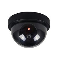 Forart 1 Pack Fake Dummy Security Camera CCTV Dome Camera with Flashing Red LED Light Dummy Surveillance Camera for Home Security