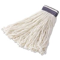 RCPE43812 - Universal Headband Mop Heads, Rayon, White, 24 Oz, 1-in. Blue Headband