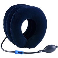 Cervical Neck Traction Collar Device Inflatable Spine Alignment Pillow Instant Pain Relief for Chronic Neck and Shoulder Pain