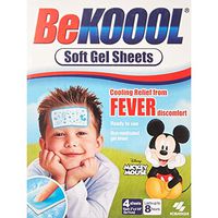 Be Koool Soft Gel Sheets, 4 sheets by KOBAYASHI HEALTHCARE LLC