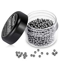 Simtive 1000 PCS Decanter Cleaning Beads, Cleaning Brush for Wine Decanter, Bottle, Hookah, Carafe and Vase, Stainless Steel Cleaning balls