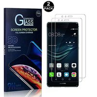 Tempered Glass Screen Protector Compatible with Huawei P9 Lite, UNEXTATI Screen Protector Film, HD Clear Tempered Glass Film for Huawei P9 Lite, 2 Pack