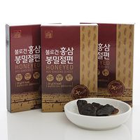 Korean Red Ginseng Root Slices with Honey 7oz (20g x 10ea) (4 Years Old Ginseng)