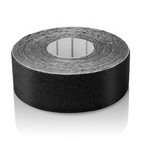 Dilwe Kinesiology Tape, 1 Roll Waterproof Breathable Pain Relief Adhesive Muscle Bandage Tape for Muscles Shin Splints Knee Shoulder(Black)