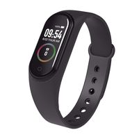 Pomdecy 2019 M4 Waterproof Sports Watch Smart Bracelet Heart Rate Activity Blood Pressure (Black)