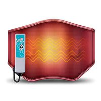 Techecho Heating Pad Electric Heating Waist Pad for Menstrual Cramps Lower Back Stomach Pain Relief Warming Waist Belt (Color : Red, Size : Free Size)