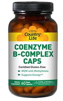 Country Life - Coenzyme B-Complex with Methylfolate - 60 Vegetarian Capsules