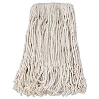Boardwalk CM02024S Banded Cotton Mop Head, 24, White, 12/carton