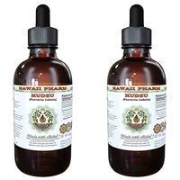 Kudzu Alcohol-Free Liquid Extract, Organic Kudzu (Pueraria lobata) Dried Root Glycerite Hawaii Pharm Natural Herbal Supplement 2x2 oz