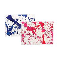 Caspari Splatterware Boxed Note Cards - 8 Note Cards & Envelopes