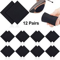 12 Pairs Non-Skid Shoe Pads Anti Slip Stick Pad High Heel Shoe Square Adhesive Sole Grips for for Shoes Skid Proof Sole Stick Protector