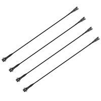 BT 4 Pcs 100cm Extension Cable Wire Cord Set for Motorcycle LED Glow Light Multi-color Neon Strip