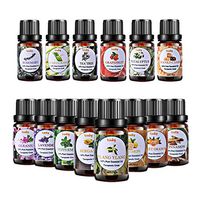 VSADEY Essential Oils Set 100% Pure Therapeutic Grade Organic Aromatherapy Oils Kit for Diffuser, Humidifier, Bath(14 x 5ml), Lavender, Tea Tree, Eucalyptus, Lemongrass, Sweet Orange, Ylang Ylang