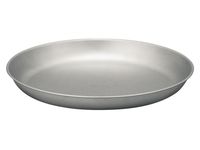 Snow Peak Titanium Trek Plate, STW-002T, Titanium, Ultralight for Backpacking, Camping, Everyday Use, Made in Japan, Lifetime Product Guarantee