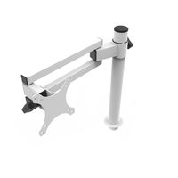 Versadesk Single LCD Spider Monitor Arm - White - Compatible with Versadesk Only