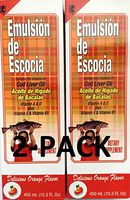 Emulsion De Escocia Orange 15.3 Oz. Cod Liver Oil 2-Pack