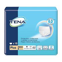 Tena Protective Underwear, Plus Absorbency Size Medium Pk/18 by TENA