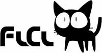 FuliCuli FLCL Anime Logo - Vinyl 6" (Color BLACK) decal laptop tablet skateboard car windows stickers - by So Cool Stuff