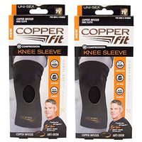 Copper Fit Original Recovery Knee Sleeve - Pack of Two Sleeves - Medium Size