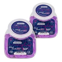 JORESTECH Safety Earplugs Purple Ultra Soft Foam Small/Slim SNR 35 dB Comfortable for Sleeping, Study, Shooting, Construction, Concerts (100 Pairs)
