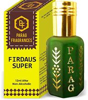 Parag Fragrances Firdaus Super Attar 1 Tola / 12ml (Crystal Series) (Limited Time Launching Offer Pack) Natural Distiled Attar/Alcohol Free Attar/Long Lasting Attar