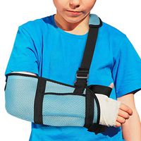Haofy Arm Sling for Kids Lightweight Shoulder Immobilizer with Breathable Mesh for Kids, Adjustable Arm Support Strap for Stabilise Arm, Injury Recovery and Shoulder Dislocations