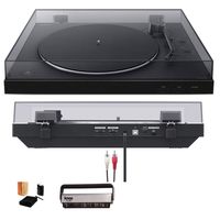 Sony PS-LX310BT Wireless Turntable with Bluetooth Connectivity Bundle (Includes Vinyl Record Cleaning Kit & Vinyl Brush Cleaner)