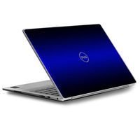 Skin Decal for Dell XPS 13 9370 9360 9350 Laptop Vinyl Wrap Cover/Electric Blue Glow Solid