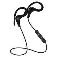 Earphone,Morecome Wireless Sports Stereo Bluetooth Headset For IPhone (Black)