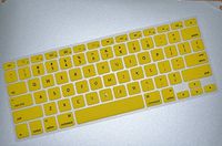 HQF Silicone Laptop Keyboard Cover - Soft Rubber Keyboard Skin Protector for MacBook Air 11"(Yellow)