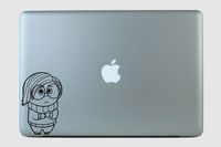 Sadness Inspired by "Inside Out" Vinyl Decal Sticker Black