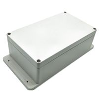 BestTong ABS Plastic Junction Box, Dustproof Waterproof IP65 Electrical Box - Universal Project Enclosure Grey 7.9 x 4.7 x 2.9 Inches(200mmx120mmx75mm)