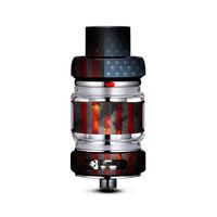 IT'S A SKIN Decal Vinyl Wrap Compatible with FreeMax Mesh Pro Tank/Dark Distressed American Flag Sky Stars Galaxy