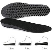 Bacophy Height Increase Elastic Shock Absorption Sports Insoles for Men and Women, Replacement Breathable Honeycomb Cushioning Soft Shoe Lifts