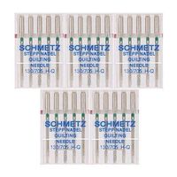 Schmetz Quilting Sewing Machine Needles 130/705H H-Q Size 90/14, (pack of 5)