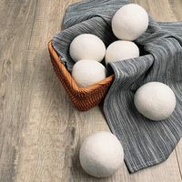 SORMAG Wool Dryer Balls Organic,Laundry Wool Balls for Dryer Premium Reusable All Natural Fabric Softener Best Gift 100% Handmade Pure Wool 6XL Eco Alternative to Drying Sheets